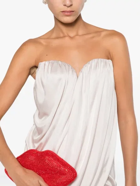 Rochie Giuseppe Di Morabito drapată de costum alb