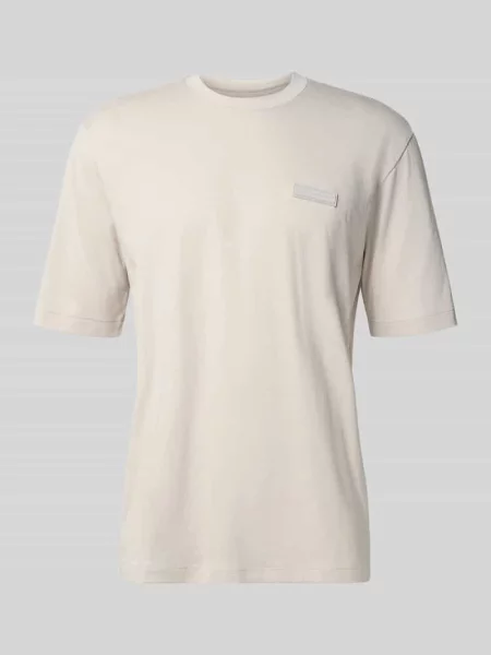 T-shirt z naszywką z logo Armani Exchange biała