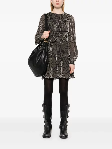 Rochie mini Ulla Johnson de costum gri