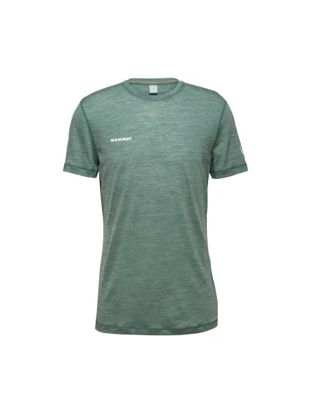Vlněné tričko Mammut zelené