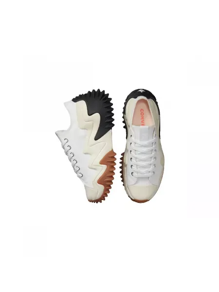 Bežecké bežecké topánky Converse na platforme biela
