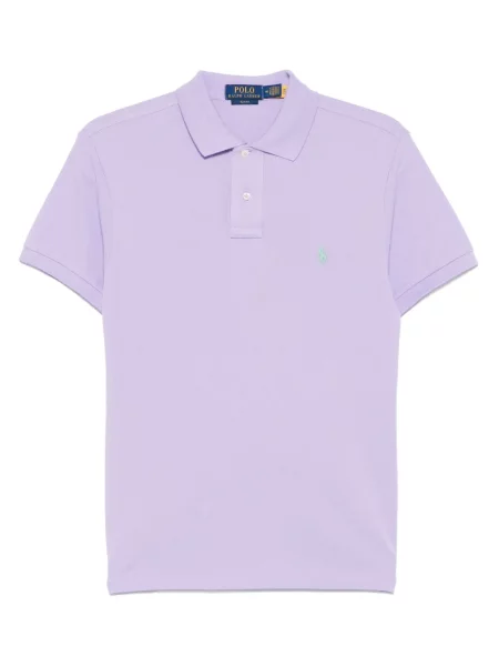 Polo Polo Ralph Lauren cu broderie gri