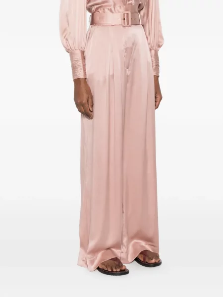 Pantaloni palazzo Zimmermann roz