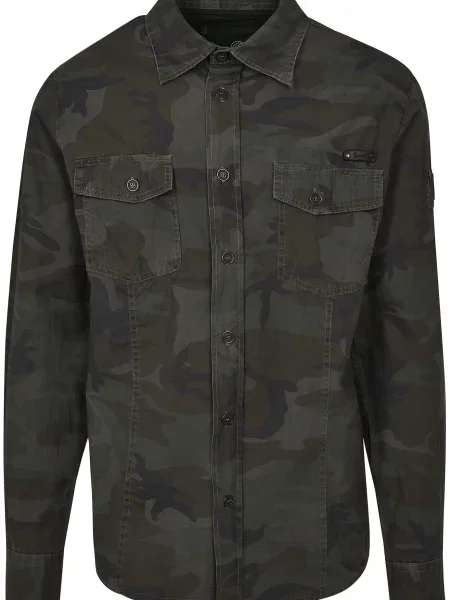 Brandit Košile olivová / jedle / tmavě zelená