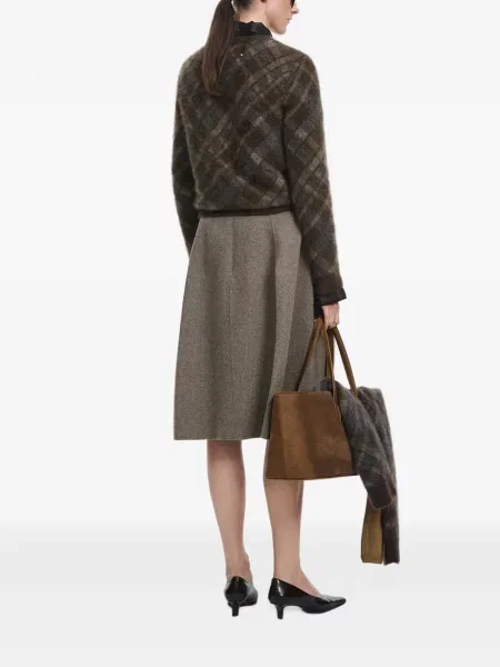 Cardigan Jnby din jacard maro