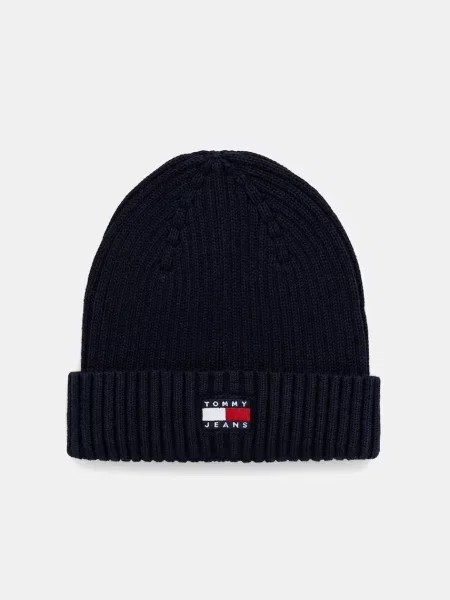 Tommy Jeans căciulă din bleumarin albastru