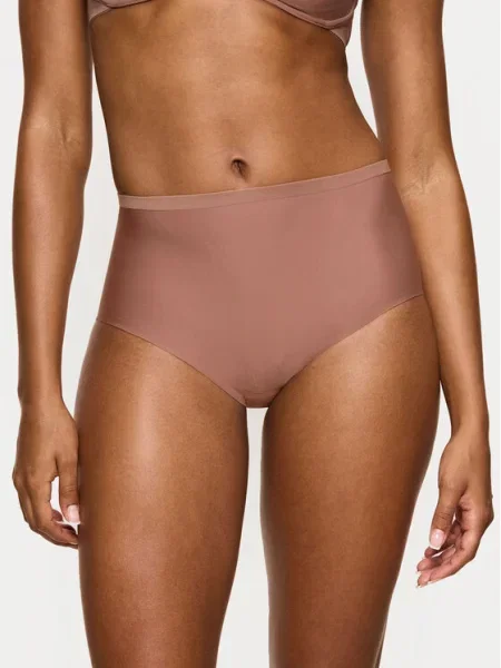 Triumph Chiloți clasici cu talie înaltă Shape Smart maro