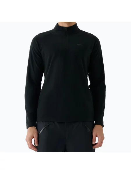 Мъжки суитшърт 4F deep black черно