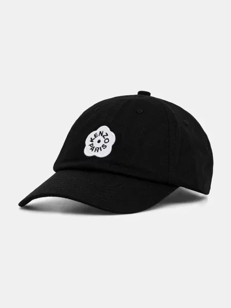 Шапка с козирка Kenzo черно