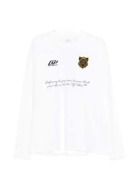 Grafic tricou Off-white cu autograf alb