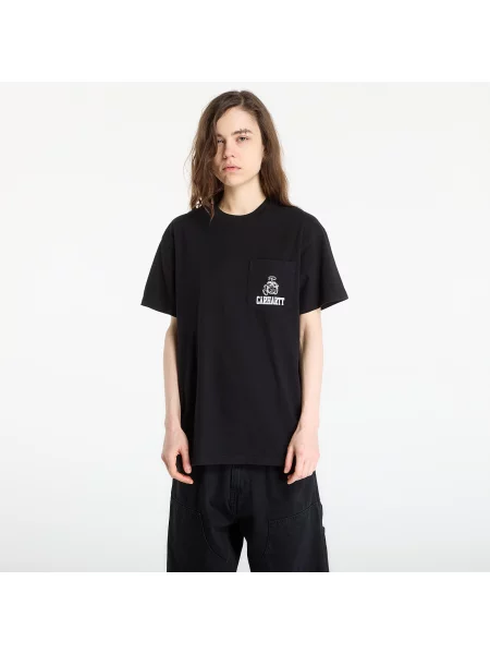 T-shirt Carhartt WIP S/S Pond Corps Pocket T-Shirt UNISEX Black XXL μαύρο