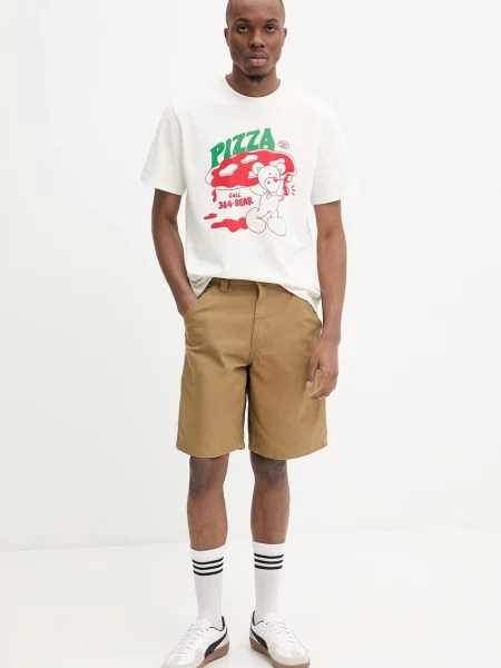 Inbetweeners t-shirt z nadrukiem beżowy