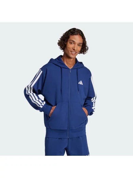 Bluza z kapturem Adidas niebieska