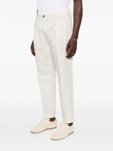 Pantaloni Vela Shop conici alb