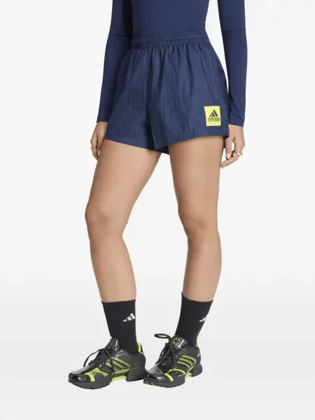 Pantaloni scurți Adidas cu autograf albastru