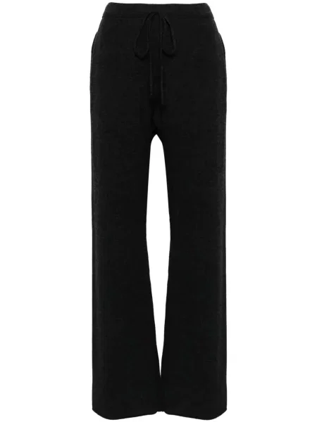 Pantaloni Maison Margiela de lână negru