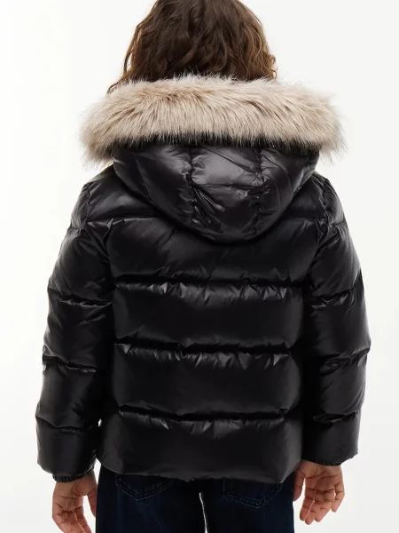 Tommy Hilfiger пухено яке за деца черно