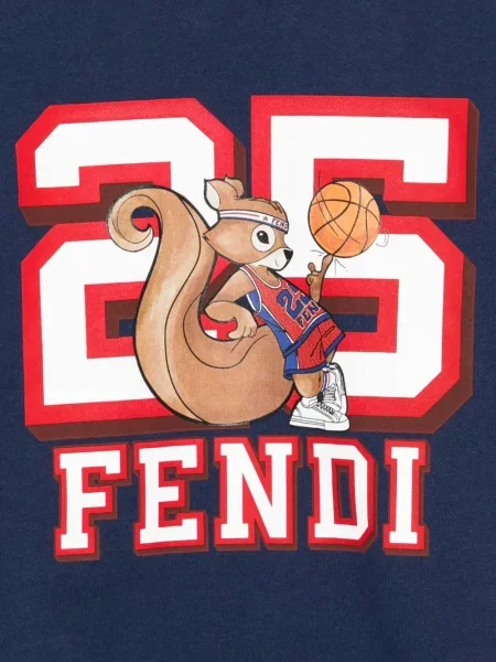 Bluza dziecięca Fendi niebieska