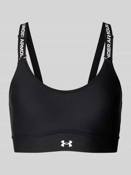 Biustonosz sportowy z regulowanymi ramiączkami model ‘Infinity’ Under Armour czarny
