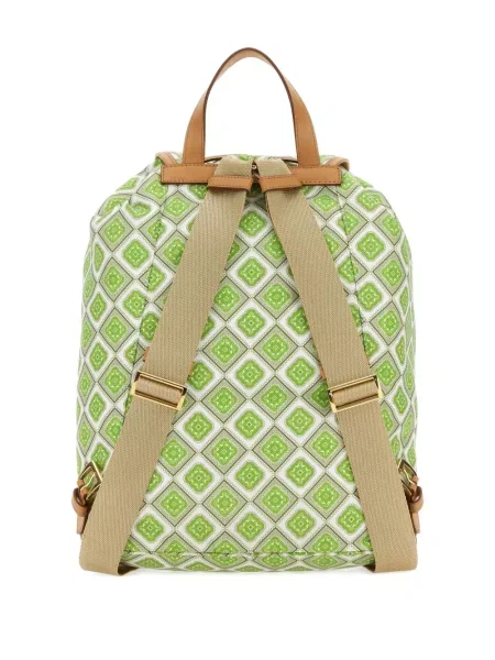 Rucsac Prada cu imagine cu imprimeu geometric verde