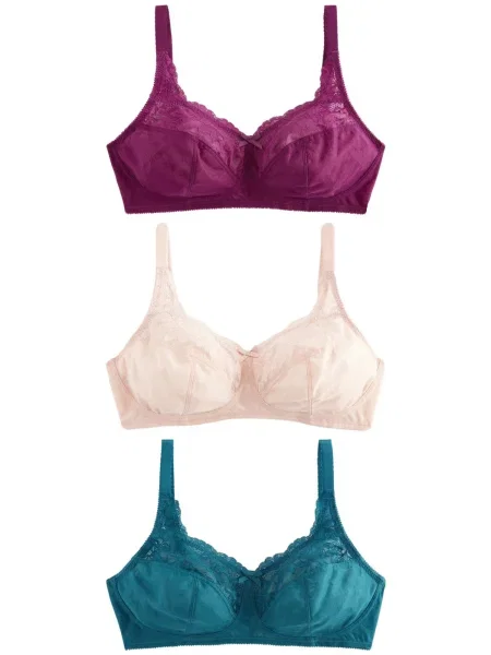 Next Sutien / verde petrol / mov Ă®nchis bej