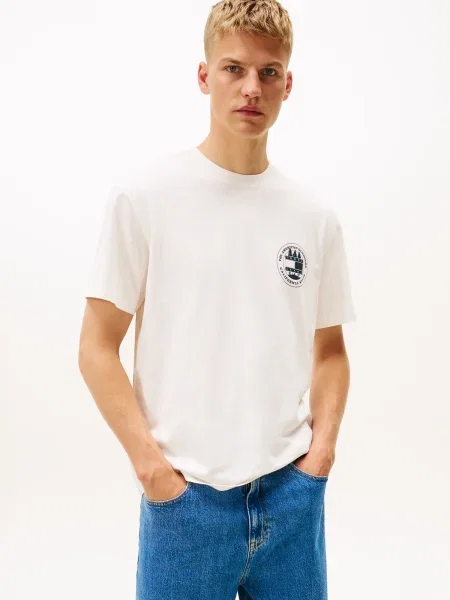 Tommy Jeans Póló fekete fehér