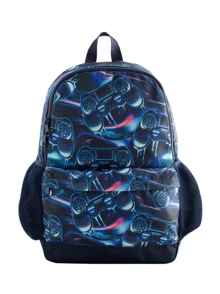 Next Rucsac albastru marin / magenta negru