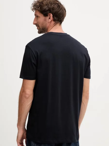 Футболка Armani Exchange с аппликацией синяя