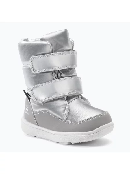 Śniegowce dziecięce Kamik Snowcutie silver srebrne