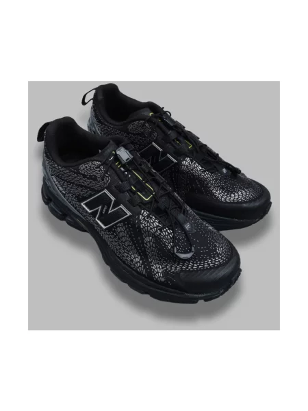 Sneakers New Balance Black/ White/ Alkaline Green EUR 43 czarne