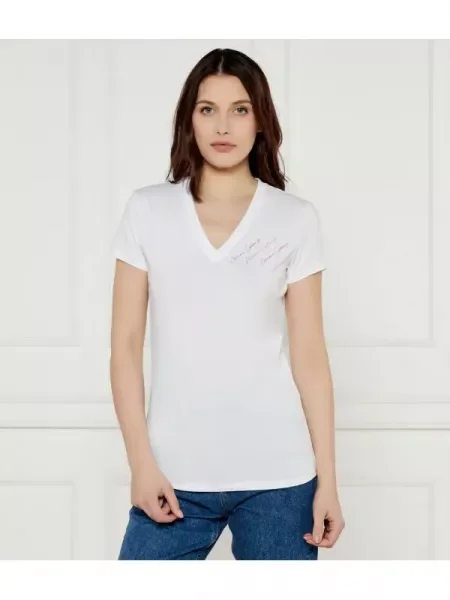 Armani Exchange Tricou alb