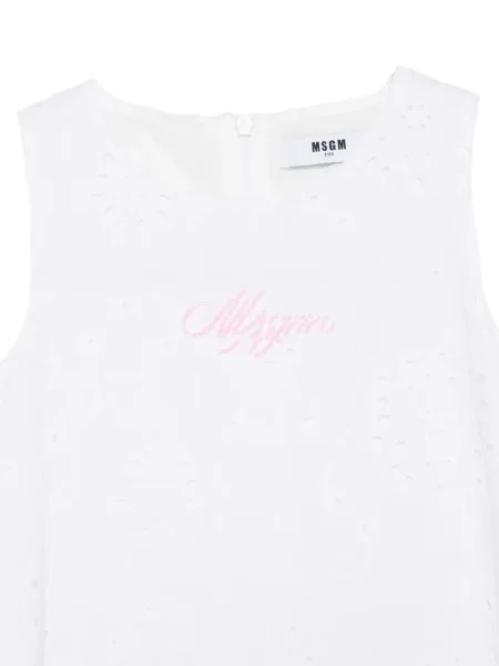 Top dziecięcy Msgm biały