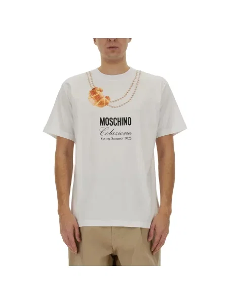Koszulka Moschino biała