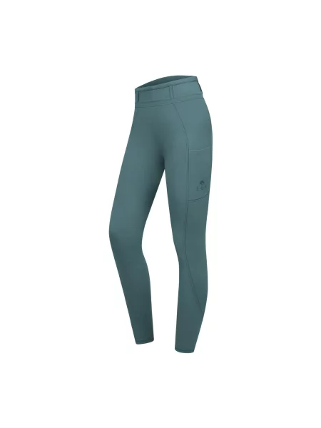 Legginsy jeździeckie z pełną przyczepnością ELT Orelie zielone