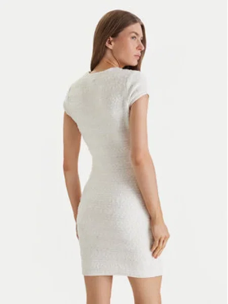 Úpletové šaty Marciano Guess bílé
