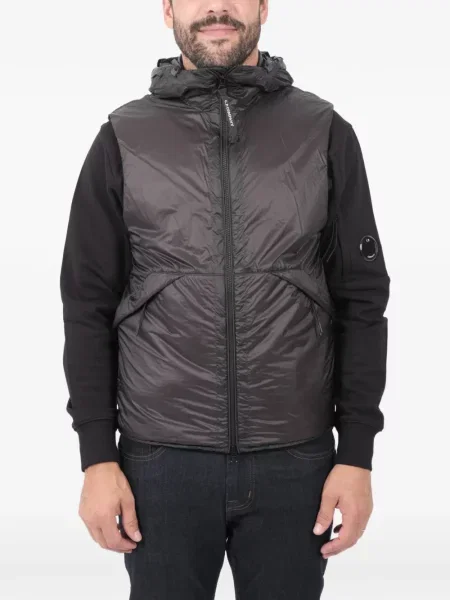 Vestă C.p. Company cu glugă negru