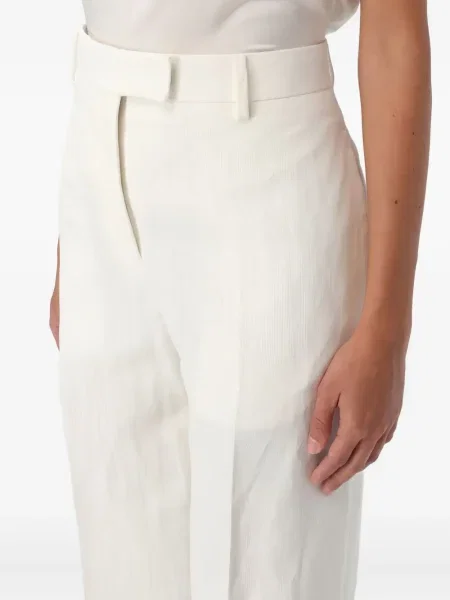 Pantaloni Ferragamo alb