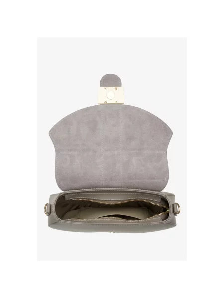 Кожаная сумка Estro серая