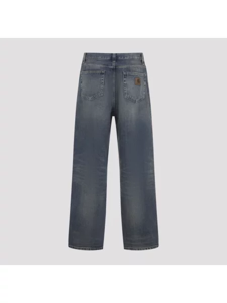 Jeansy Carhartt Wip niebieskie