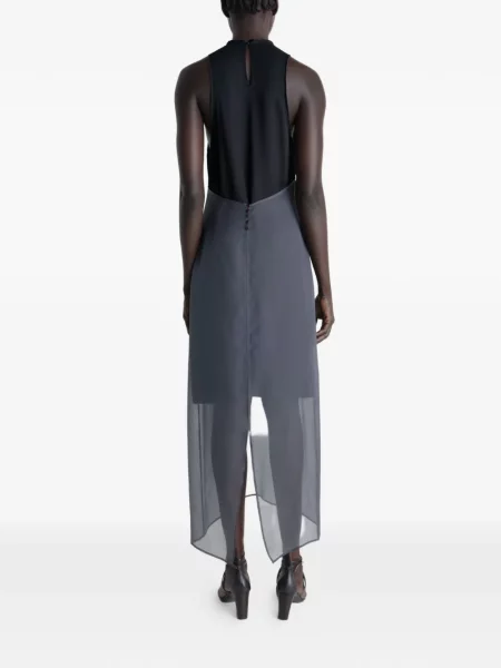 Rochie midi Lemaire fără mâneci gri