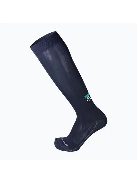 Мъжки скиорски чорапи Mico Extra Light Weight X-Race Ski blu синьо