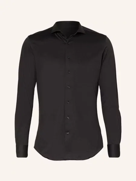 Profuomo Košile Slim Fit černá