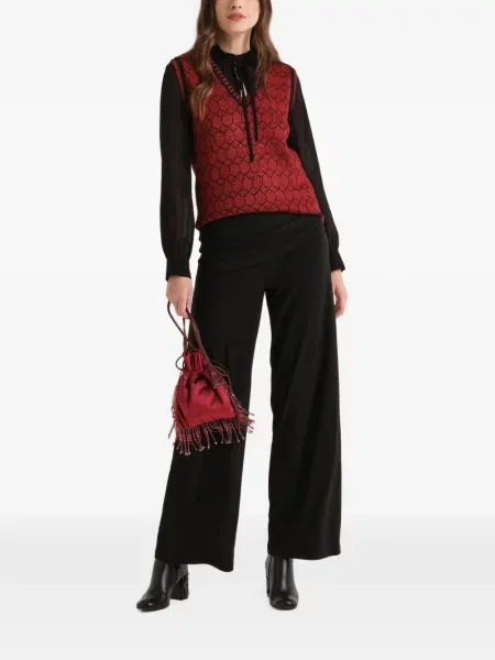 Pantaloni Maliparmi din jerseu negru