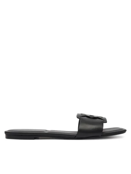 Papuci Calvin Klein fără toc negru