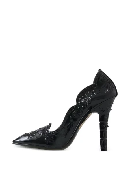 Gėlėtos bateliai Dolce & Gabbana juoda