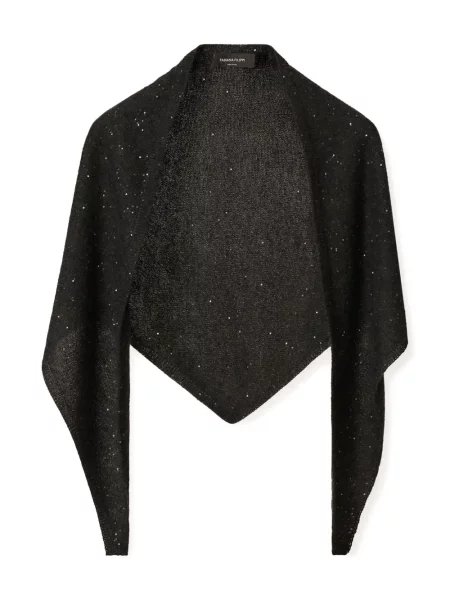 Šal Fabiana Filippi sa šljokicama siva