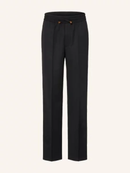 Drôle De Monsieur Spodnie W Stylu Dresowym O Kroju Regular Fit schwarz czarne