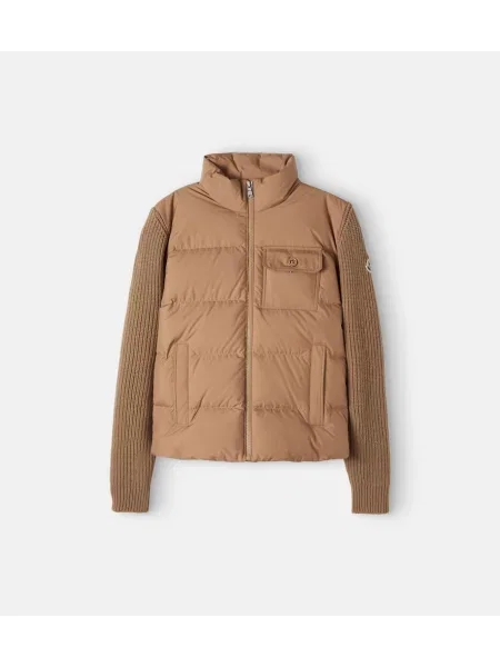 Gyerek kardigán Moncler Enfant bézs