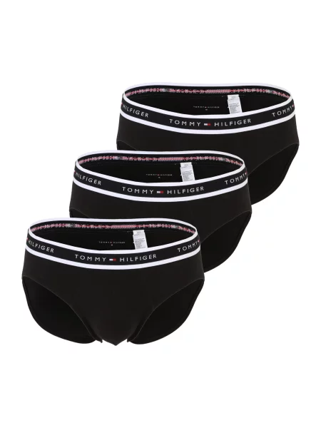 Tommy Hilfiger Underwear Slip roșu intens / negru alb