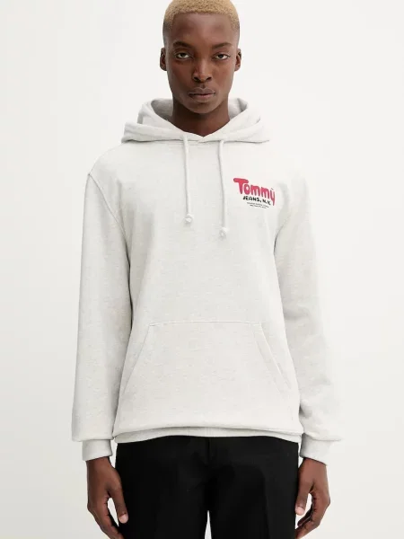Tommy Jeans mikina šedá